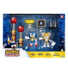 Sonic The Hedgehog - Diorama playset Sonic The Hedgehog 30th Anniversary 6 cm