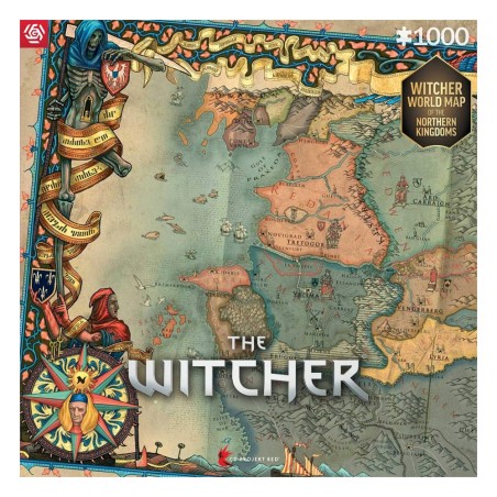 The Witcher - 3 puzzle Gaming The Northern Kingdoms (1000 pièces)