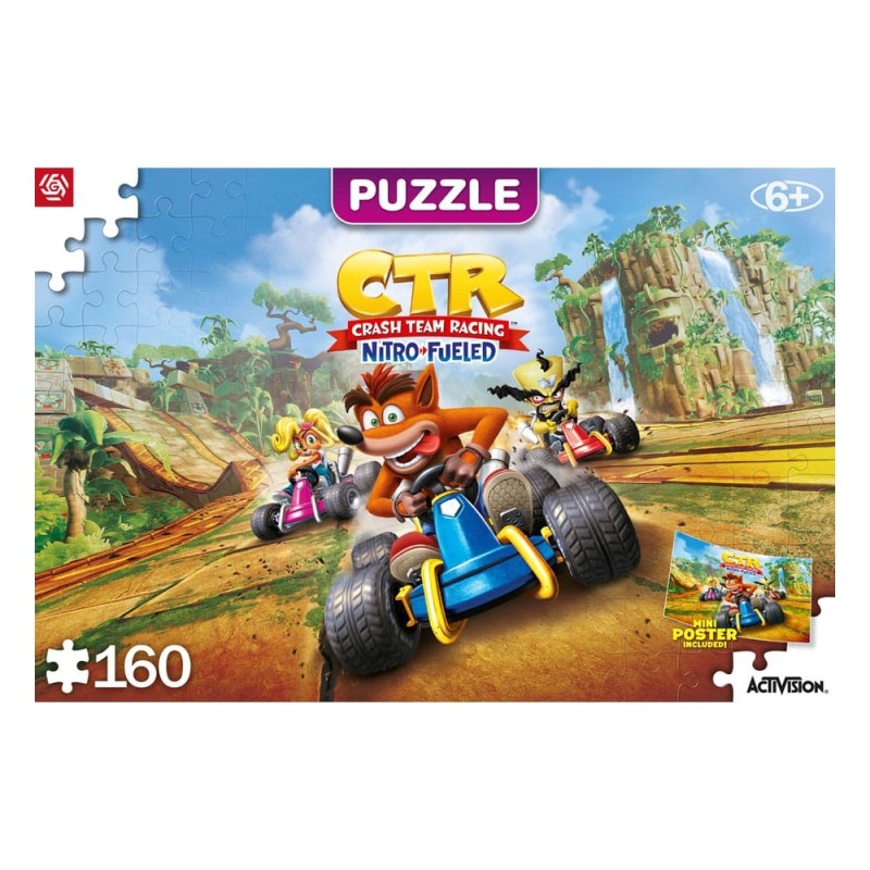 Crash Bandicoot - Puzzle Kids Team Racing Nitro-Fueled (160 pièces) Crash Bandicoot - Puzzle Kids Team Racing Nitro-Fueled (160 pièces)