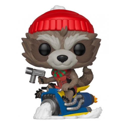 Marvel Holiday - Figurine POP! Rocket 9 cm