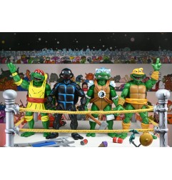 Tortues Ninja - (Archie Comics) figurines Pack de 4 Stump Wrestling Turtles 18 cm
