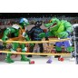 Tortues Ninja - (Archie Comics) figurines Pack de 4 Stump Wrestling Turtles 18 cm