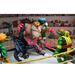 Tortues Ninja - (Archie Comics) figurines Pack de 4 Stump Wrestling Turtles 18 cm