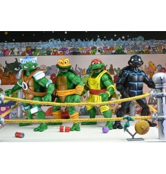 Tortues Ninja (Archie Comics) - Pack de 4 Figurines Stump Wrestling Turtles 18 cm