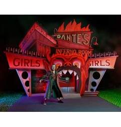 Beetlejuice - (1988) diorama Trenchcoat with Spikes Inferno Room Deluxe Set