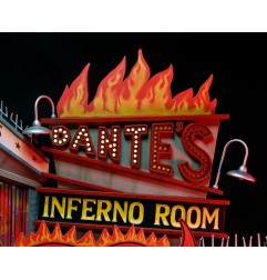 Beetlejuice (1988) - Diorama Trenchcoat avec Spikes Inferno Room Deluxe Set