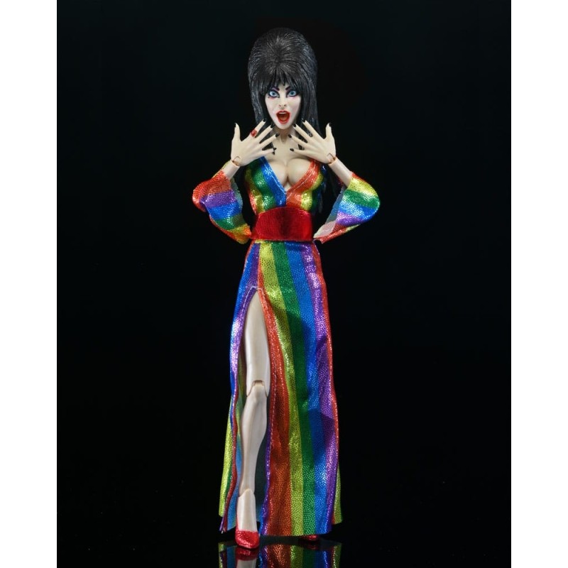 Elvira - , Mistress of the Dark figurine Clothed Over the Rainbow  20 cm