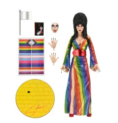 Elvira - , Mistress of the Dark figurine Clothed Over the Rainbow  20 cm