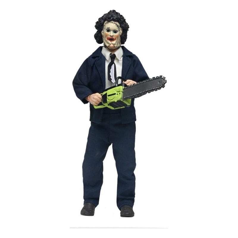 Massacre à la tronçonneuse - Figurine Clothed Leatherface (Pretty Woman Mask) 50th Anniversary 20 cm
