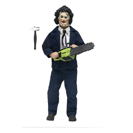 Massacre à la tronçonneuse - Figurine Clothed Leatherface (Pretty Woman Mask) 50th Anniversary 20 cm