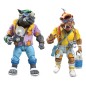 Tortues Ninja - (Cartoon 1980) pack 2 figurines Vacation Bebop and Rocksteady 18 cm