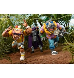 Tortues Ninja - (Cartoon 1980) pack 2 figurines Vacation Bebop and Rocksteady 18 cm