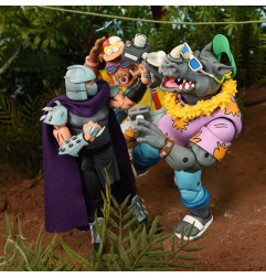 Tortues Ninja - (Cartoon 1980) pack 2 figurines Vacation Bebop and Rocksteady 18 cm