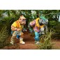 Tortues Ninja - (Cartoon 1980) pack 2 figurines Vacation Bebop and Rocksteady 18 cm