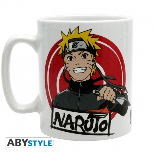 NARUTO SHIPPUDEN - Mug - 460 ml - Naruto & Kakashi - avec boîte