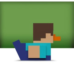 Minecraft - Tubbz figurine Mini PVC Steve 5 cm