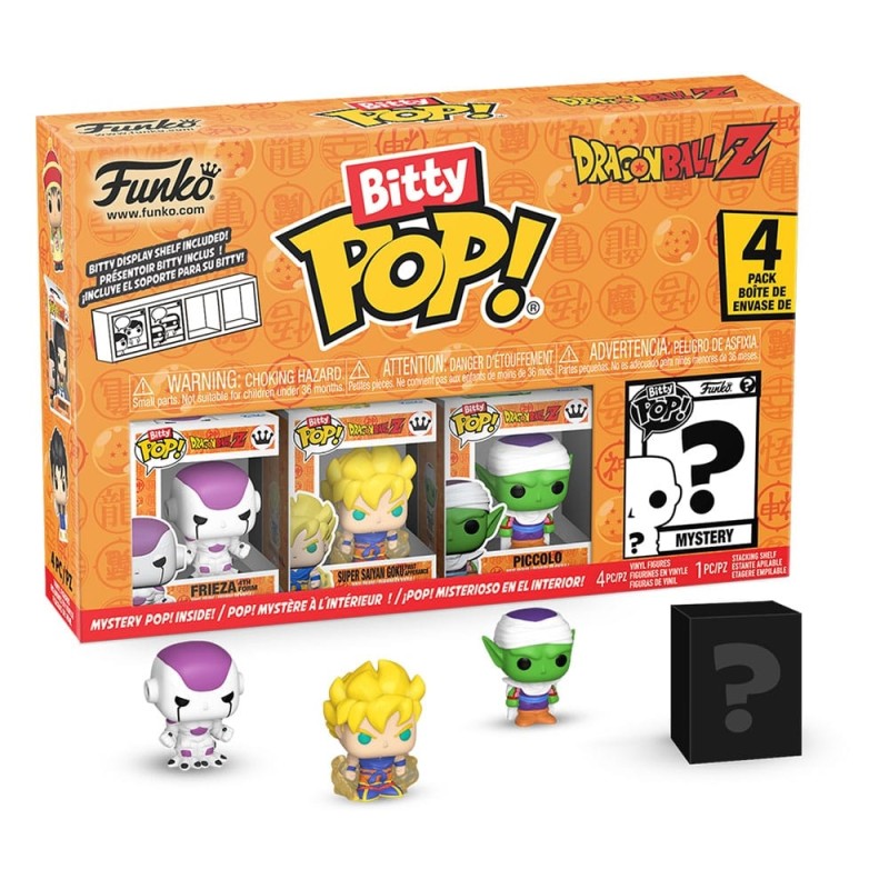 Dragon Ball - Pack 4 figurines Bitty POP! Vinyl Series 4 2,5 cm