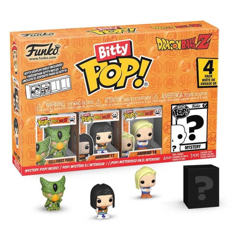Dragon Ball - Pack 4 figurines Bitty POP! Vinyl Series 2 2,5 cm