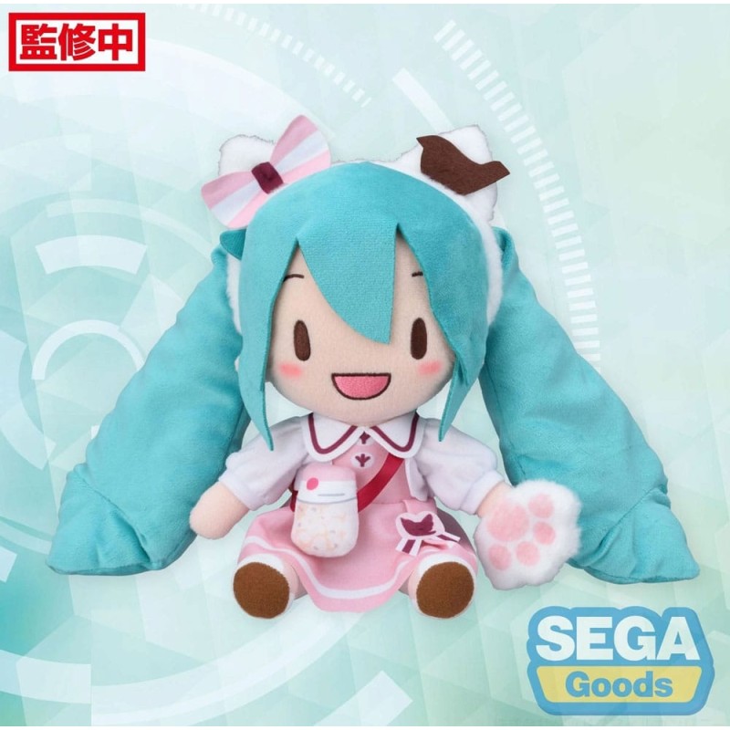 Hatsune Miku - Character Vocal Series 01:  peluche Fuwa Petit  Theme Park Ver. M 25 cm