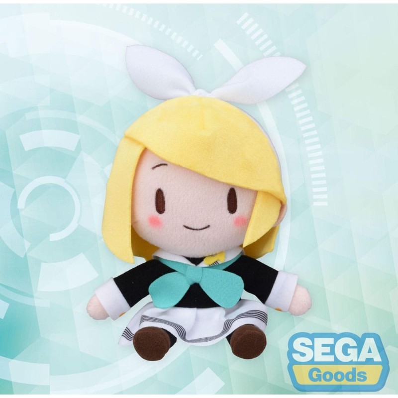 Vocaloid - Character Vocal Series 02: Kagamine Rin/Len peluche Fuwa Petit Mini Kagamine Rin Uniform Ver. (EX) 16 cm
