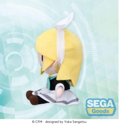 Character Vocal Series 02: Kagamine Rin/Len - Peluche Fuwa Petit Mini Kagamine Rin Uniform Ver. (EX) 16 cm