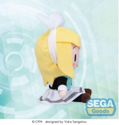 Character Vocal Series 02: Kagamine Rin/Len - Peluche Fuwa Petit Mini Kagamine Rin Uniform Ver. (EX) 16 cm