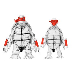 Tortues Ninja - (Mirage Comics) pack 2 figurines Black and White First Turtles 18 cm
