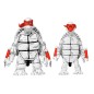 Tortues Ninja - (Mirage Comics) pack 2 figurines Black and White First Turtles 18 cm