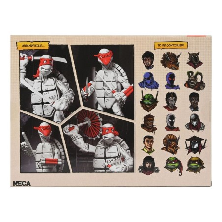 Les Tortues Ninja (Mirage Comics) - Pack 2 figurines Black and White First Turtles 18 cm