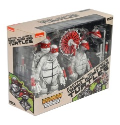 Les Tortues Ninja (Mirage Comics) - Pack 2 figurines Black and White First Turtles 18 cm