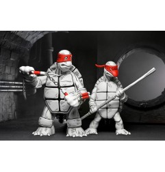 Les Tortues Ninja (Mirage Comics) - Pack 2 figurines Black and White First Turtles 18 cm