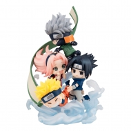 Naruto Shippuden - Statuette FigUnity Gather here, Team 7 13 cm (avec cadeau)