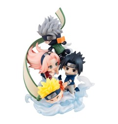 Naruto - Shippuden statuette PVC FigUnity Gather here, Team 7 13 cm (with gift)