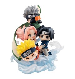 Naruto Shippuden - Statuette FigUnity Gather here, Team 7 13 cm (avec cadeau)