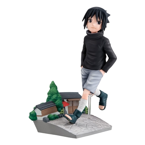 Naruto Shippuden G.E.M. Series - Statuette Sasuke Uchiha GO! 14 cm (avec cadeau)