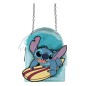 Lilo & Stitch - Porte-monnaie avec porte-clés Lilo & Stitch Micro Bag Stitch Surfing