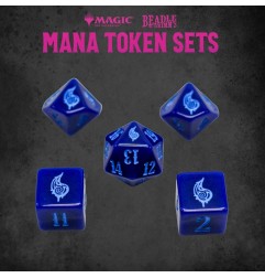 Magic the Gathering - Dice and Token Pack Blue Mana