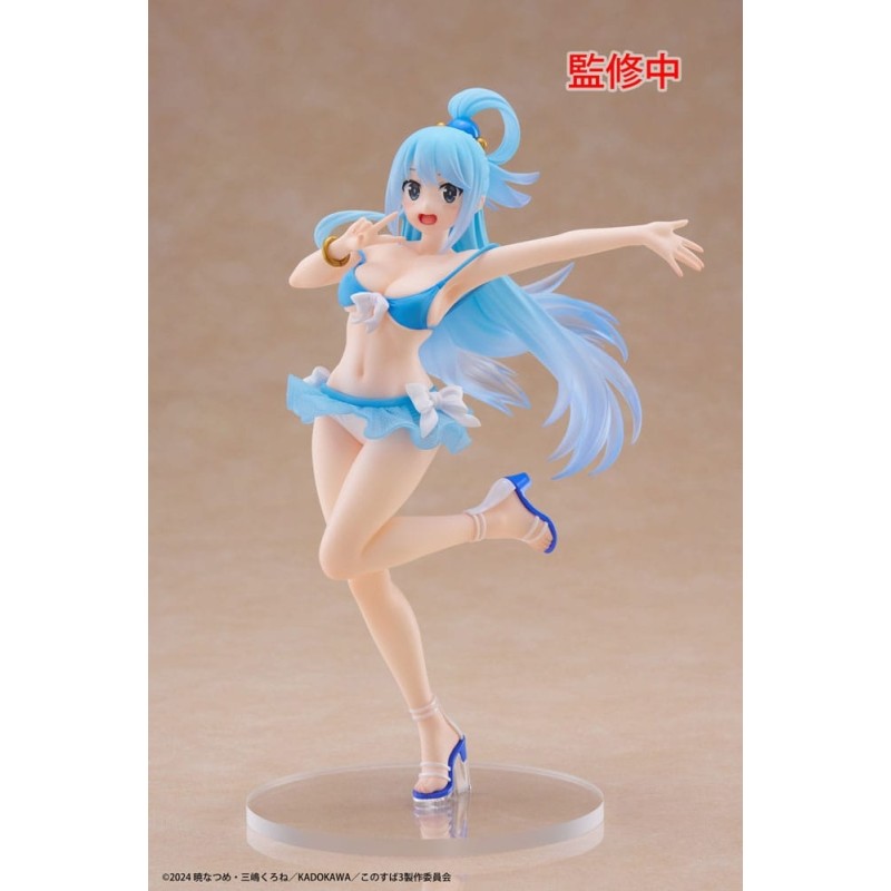 KonoSuba - : God's Blessing on This Wonderful World! 3 Coreful statuette PVC Aqua Swimwear Ver. 18 cm