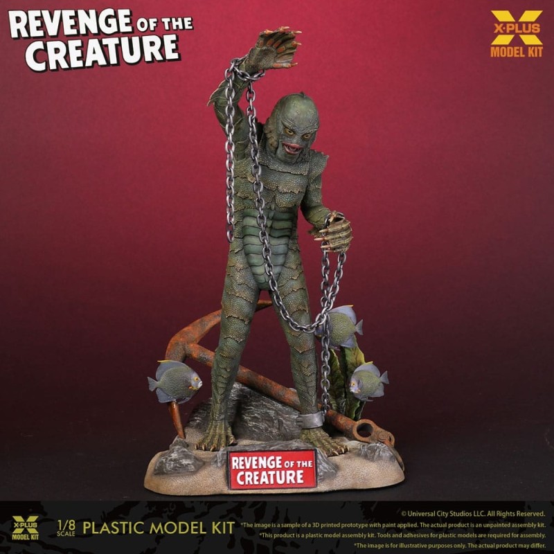 La Créature du Lagon Noir - La Revanche de la créature figurine Plastic Model Kit 1/8 Creature 28 cm
