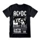 AC/DC - T-Shirt Highway To Hell 1979 Tour Black AC/DC - T-Shirt Highway To Hell 1979 Tour Black