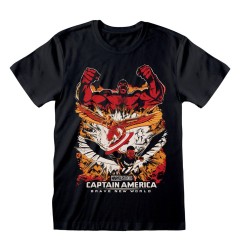 Marvel - Captain America Brave New World T-Shirt Montage 
