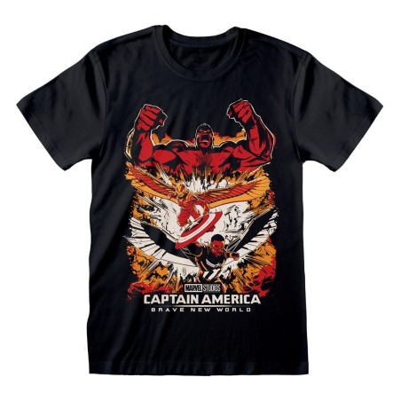 Marvel - Captain America Brave New World T-Shirt Montage 