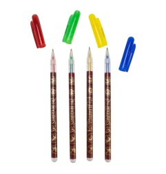 Harry Potter - Pack 4 stylos à gel Colourful Crest