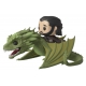 Game of Thrones - Figurine POP! Rides Jon Snow & Rhaegal 18 cm