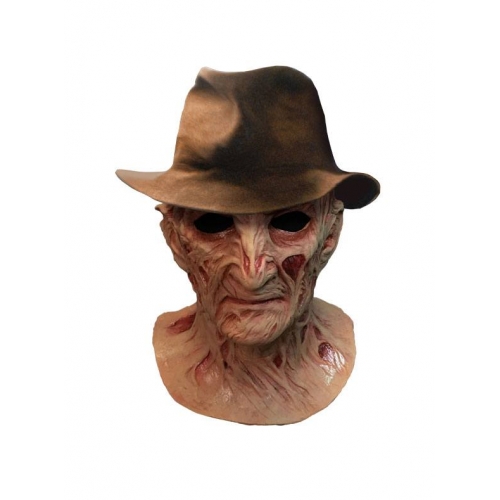 Le Cauchemar de Freddy - Masque latex Deluxe avec chapeau Freddy Krueger