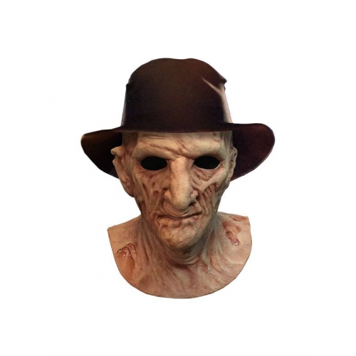 La Revanche de Freddy - Masque latex Deluxe avec chapeau Freddy Krueger