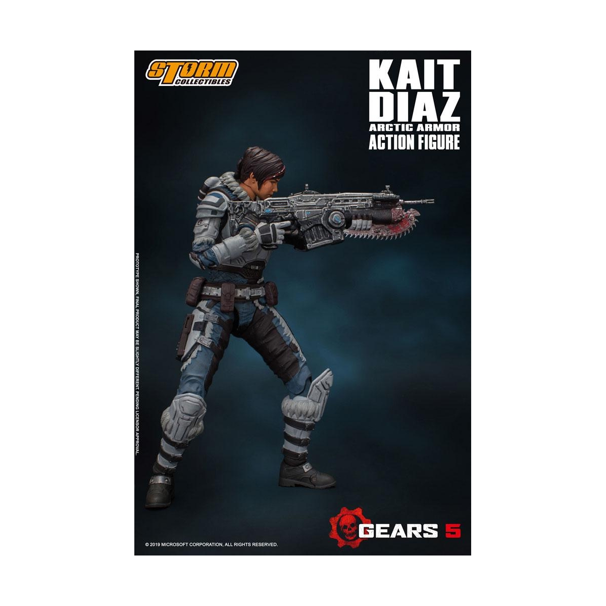 KAIT DIAZ ARCTIC ARMOR - GEARS OF WAR 5 Action Figure – Storm Collectibles