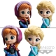 Disney - Pack 2 figurines Q Posket Anna & Elsa 14 cm