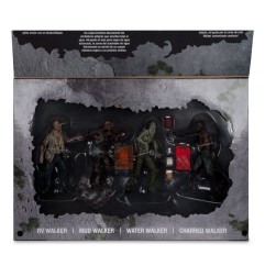 The Walking Dead - Pack 4 figurines Walkers 13 cm
