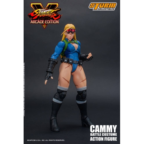 Street Fighter V Arcade Edition - Figurine 1/12 Cammy Battle Costume 15 cm